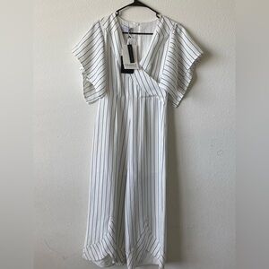 QUAINT Durlana Quantas jumpsuit for women color white and black new size 34